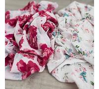 Graced Soft Luxuries - Coperte in mussola di bambù, 70% bambù, 30% cotone, XL, 120 x 120 cm, confezione da 2