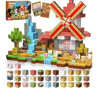GraceDuck Blocchi magnetici - 150 pezzi costruire case magnetiche animali della fattoria - Giocattoli magnetici per bambini Montessori regali di Natale e compleanno - Giocattoli sensoriali STEM per