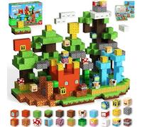GraceDuck Costruzioni Magnetiche per Bambini 150 Pezzi - Costruisci il tuo castello di gioco d'avventura STEM - Blocchi Magnetici per Bambini dai 3 4 5 6 7 8 9 Anni Regalo per Ragazzi e Ragazze