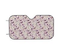 Graceful Butterfly And Flower Auto Parasole per Parabrezza Parabrezza Copri Sole Anteriore Universale Auto Parasoles per Camion Furgoni SUV 76x140cm