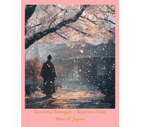 Graceful Strength - Kimono-Clad Men of Japan: Intricate Line Art Pages of Traditional Japanese Men in Kimono