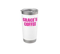 Grace's Coffee Grace Nome Personalizzato Bicchiere termico in acciaio inox doppia parete