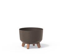 Vaso da fiori 5,1L Gracia 23,5x23,5x18,7 cm, Caffè