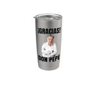 Gracias, Don Pepe Mujica - Saggezza e Umiltà" Bicchiere termico in acciaio inox doppia parete