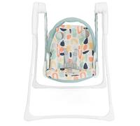 Graco Baby Delight Swing con 2 velocità di oscillazione, pieghevole compatta e leggera a soli 4,67 kg, per riposare per giocare. Adatto dalla nascita a circa 6 mesi (0-9 kg), Playtime Fashion