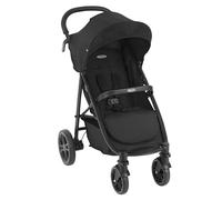Graco - EeZeFold Passeggino con chiusura ultra rapida, dalla nascita fino a circa 3 anni (0-15kg), compatibile con seggiolino per auto SnugEssentials i-Size (non incluso), colore Midnight