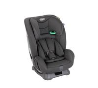 Graco - FlexiGrow™ R129 Seggiolino auto 2 in 1, rialzo con schienale e cintura integrata, reclinabile, da 76 a 145 cm (da 15 mesi fino a circa 12 anni), colore Onyx