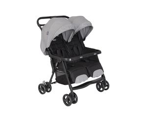 GRACO - Passeggino Gemellare Duorider - Steeple Gray