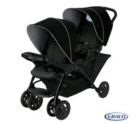Graco - Passeggino gemellare Stadium Duo, Eclipse