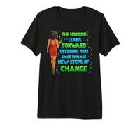 Grad Graduate Anziani Laurea Melanina Nero Donne Ragazze Maglietta Premium