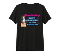 Grad Graduate Anziani Laurea Melanina Nero Donne Ragazze Maglietta Premium
