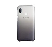 GRADATION COVER BLACK GALAXY A20E, nero