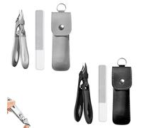 Graddi Ingrowfix Pro, 2025 New Slanted Toenail Clipper, Splash-Proof, 180° Wide Bevel Bite, Extended Handle, One-Touch Locking Pliers, for Thick Nails Senior, Ingrown Care (Mix)