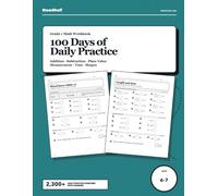 Grade 1 Math Workbook: 100 Days of Daily Practice with Addition, Subtraction, Place Value, Measurement, Time and Shapes for Ages 6-7