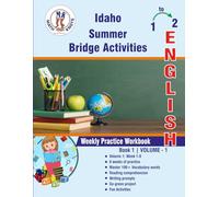 GRADE 1 TO 2 : IDAHO Summer English Bridge Activities