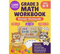 Grade 3 Multiplication Workbook: Math Practice Exercises for Ages 8-9 with Times Tables x1 to x12 | 1,600 Problems & Answer Key
