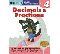 Grade 4 Decimals & Fractions (Kumon Math Workbooks)-Kumon-Copertina flessibile