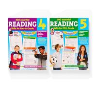 Grade 4 & Grade 5 Reading Workbook Bundle Ages 9-11 - 400+ Essential Skills for Reading Comprehension, Grammar, Spelling & Vocabulary Development - Reading Eggspress Family Bundle