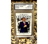 Graded Gem-Mt 10 DONALD TRUMP 2022 Leaf Achievement POTUS LEGENDS Card #LA-03