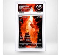 Graded Pokémon Card Charmander/ 168/165 - Pokémon Card 151 - Grado 9.5 Mint - Versione giapponese - Pure Grading Slab
