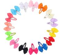 GRADENEVE 14 Mollette per Chioma Fiocco per Bambine, Design Speciale, Comode da Indossare, per Progetti Fai-da-te da Applicare su Cappelli Colore Casuale