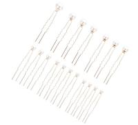GRADENEVE 18 Pezzi Fermacapelli Sposa Perle, Accessori per Chioma Donna in Abs e Ferro, Eleganti e Facili da Usare per Matrimoni e Feste