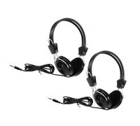 GRADENEVE 2 Pezzi Cuffie per Rilevatore di Metalli con Prestazioni Audio Stabili e Comfort Prolungato, Materiale Plastico Nero per Ricerca e Attività all Aperto