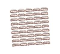 GRADENEVE 45 Pezzi Fermagli per Chioma in Metallo Marrone 3.2cm con Sei Denti Clip per Acconciature Eleganti Accessori per Chioma Facili da Tenere Saldi