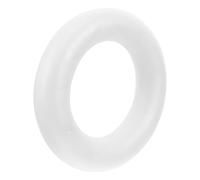 GRADENEVE Anello di Polistirolo Solido Bianco per Lavoretti Creativi, può Essere Tagliato e Levigato, per Pittura e Progetti Artigianali di Decorazione