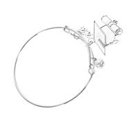 GRADENEVE Bracciale di Laurea per Donna in Lega di Zinco Argento, Design Delicato e Leggero, Resistente e Sicuro la Pelle, come Regalo la Maturità 2024