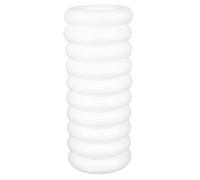 GRADENEVE Cerchi in Schiuma Materiale Multiuso e Fissabile 10 Pezzi Color Avorio per Lavoretti Creativi per Feste e Progetti di Artigianato DIY