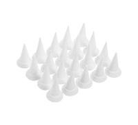GRADENEVE Chiodi di Supporto per Ceramica in Allumina 20 Pezzi, Resistenti ad Alte Temperature, Forma Conica, per Forni e Processi di Cottura Artigianale