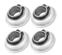 GRADENEVE Cuscinetti in Acciaio per Ruota Anteriore Sedia a Rotelle, Set 4 Pezzi, Accessori Compatibili per Forcella Piccola, Ricambi per Sedia Manuale, Supporto Stabile e Guida Scorrevole