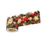 GRADENEVE Decorazioni Natalizie Adesive con Pigne e Aghi di Pino Bordi per Bacheche Festive per Scuole e Uffici Facile Applicazione e Riutilizzabili per Atmosfera Invernale