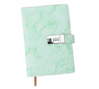 GRADENEVE Diario con Lucchetto Delicato Verde Taccuino Portatile in Carta Morbida Copertina PU Protettiva Blocco Note per Segreti Personali e Appunti Quotidiani