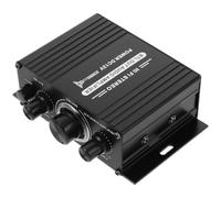 GRADENEVE Mini Amplificatore Stereo Portatile per Casa e Outdoor, Design Compatto in Lega di Alluminio e Plastica Audio Chiaro e Realistico per Altoparlanti