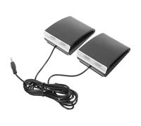 GRADENEVE Pedale Doppio Materiale Abs Nero per Batteria Elettronica Effetto Sustain Continuo Adatto a Musicisti Professionisti