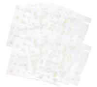 GRADENEVE Sacchetti Autosigillanti Eva Daisy Pattern 50 Pezzi Sacchetti Per Imballaggio Versatili Per Caramelle Gioielli E Piccoli Oggetti