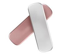 GRADENEVE Set 2 Pezzi Astucci per Penne in Metallo Fodera Morbida, Piccolo Portapenne Resistente in Latta, Contenitore per Matite e Pennarelli per Uso Quotidiano, per Scuola e Ufficio