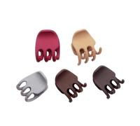 GRADENEVE Set 5 Pinze per Chioma Facili da Portare in Acrilico Opaco, Fermagli Piccoli e Accessori Moda Colore Casuale per Donne e Ragazze per Viaggi e Uscite