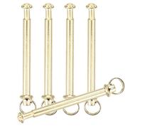 GRADENEVE Set 5 Rivetti e Dadi Metallici per Albero del Ventilatore Pieghevole, Accessori di Riparazione per Ventaglio Portatile in Bambù, Kit per Sostituzione Albero del Ventaglio Manuale,