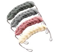 GRADENEVE Spugne Doccia Morbide e Comode Set 4 Pezzi in Rete Pe per Esfoliazione Delicata e Pulizia Profonda Corpo per Bagno Quotidiano