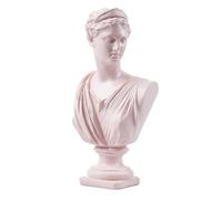 GRADENEVE Statua Decorativa della Dea Venere in Resina Rosa, Busto Ornamentale per Decorazione Casa, Scultura Realistica e Affascinante per Arredo Domestico