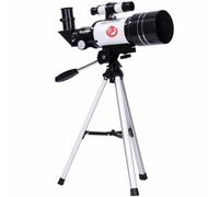 GRADENEVE Telescopio Trasparenti Rifrattore Professionale e Astronomico 150x con Treppiede Clip per Lega di Alluminio, Immagini Portatile la Telefono per Osservare Luna e Campeggio