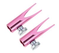 GRADENEVE Temperamatite Cosmetico 2 Pezzi per Matite Labbra e Sopracciglia Doppio Slot Portatile in Lega di Alluminio per Viaggio