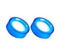 GRADENEVE Umidificatore per Dita Rotondo in Spugna Plastica 2 Pezzi per Uso Finanziario Assorbimento Acqua Facile per Banche e Contatori di Denaro