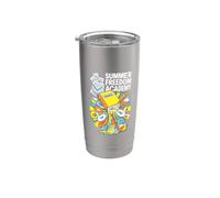 Gradi Pool Float Vibes Studente Sollievo dallo stress Torna a scuola Bicchiere termico in acciaio inox doppia parete