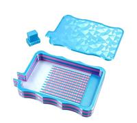 Gradient Bedazzling Tray, Jewelry Bead Sorting Organizer Plate, Rhinestone Picker Tool Board, Creative Craft Storage Tray, Anti Spill Art Work, DIY Stoning and Beading Craft Accessory
