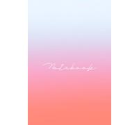 Gradient Collection Notebook - Vol. 2: 6x9" Lined | 100 Pages | Pastel Blue & Pink