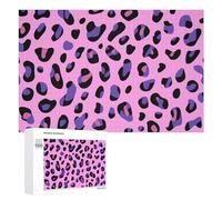 Gradient-Leopard Jigsaw Puzzle per adulti Famiglia Attività Giochi Home Decor Puzzle 1000 PCS